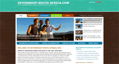 Desktop Screenshot of internship-south-africa.com